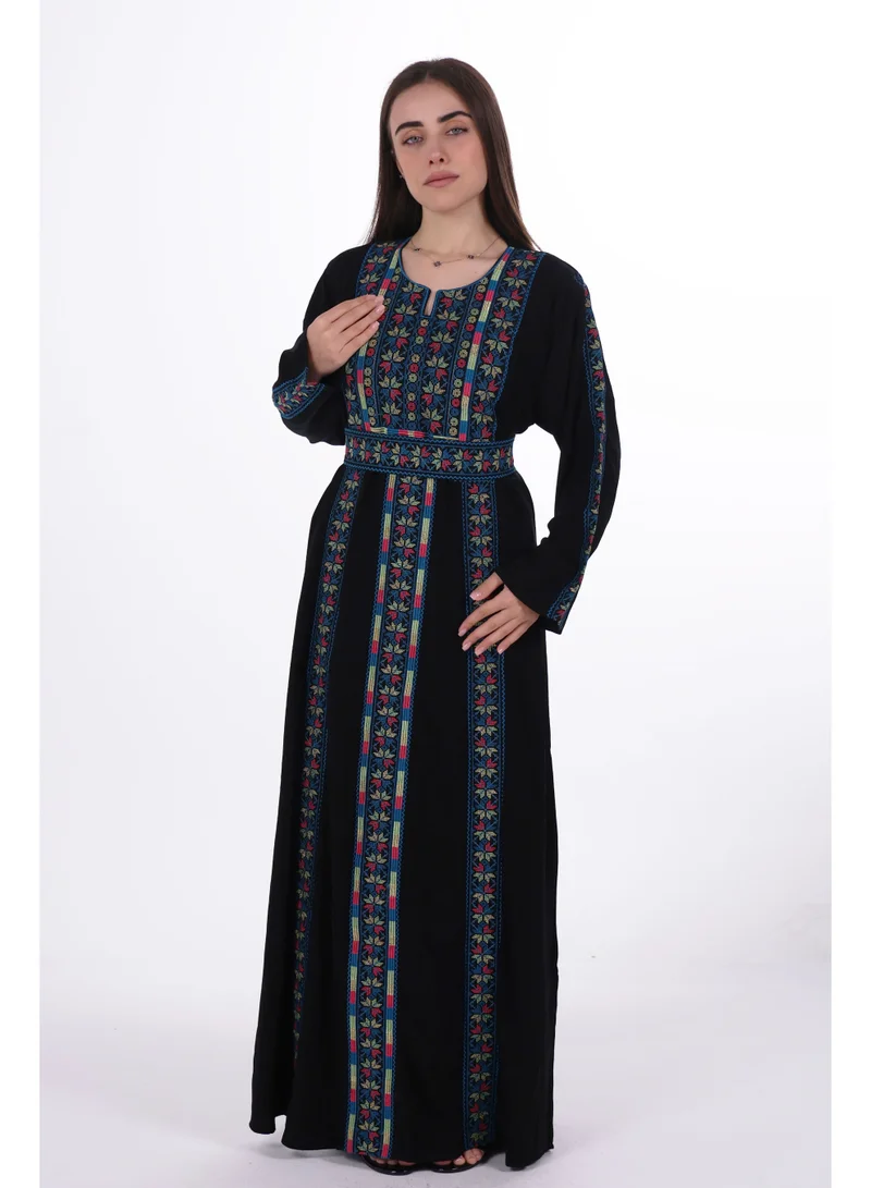women embroidered jalabiya dress